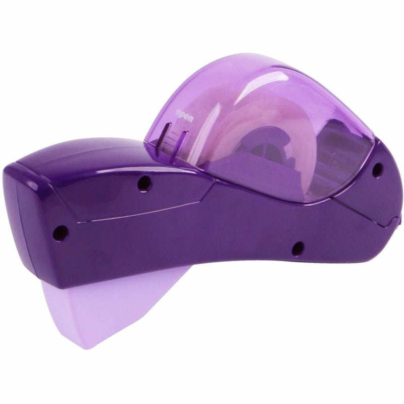 Baumgartens Handheld Tape Dispenser Includes 1 Roll of Tape Free 2 Different Tape Sizes 19mm 12mm Wide .05 to .07 Thick Scotch Automatic Gift Wrapping Scrapbooking Mailing Envelopes Purple (20314) - Image 1